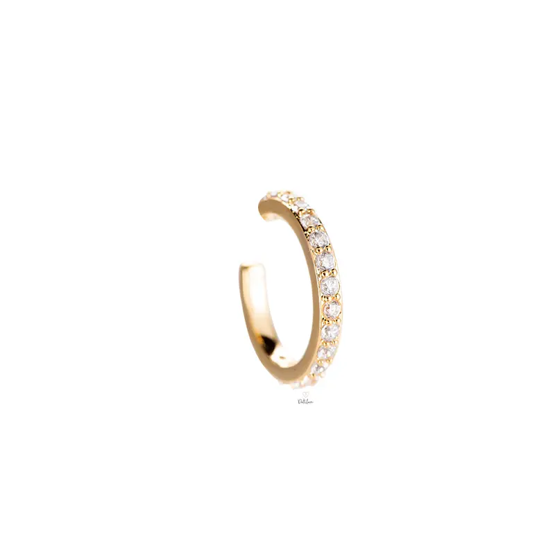 Bijoutheek Earcuff 1 rij stenen