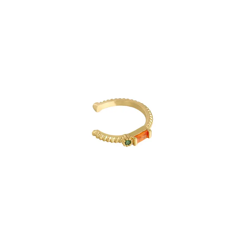 Bijoutheek Earcuff special stone groen/roze