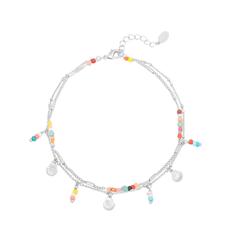 Bijoutheek Enkelband Shells Stenen Multi One Size