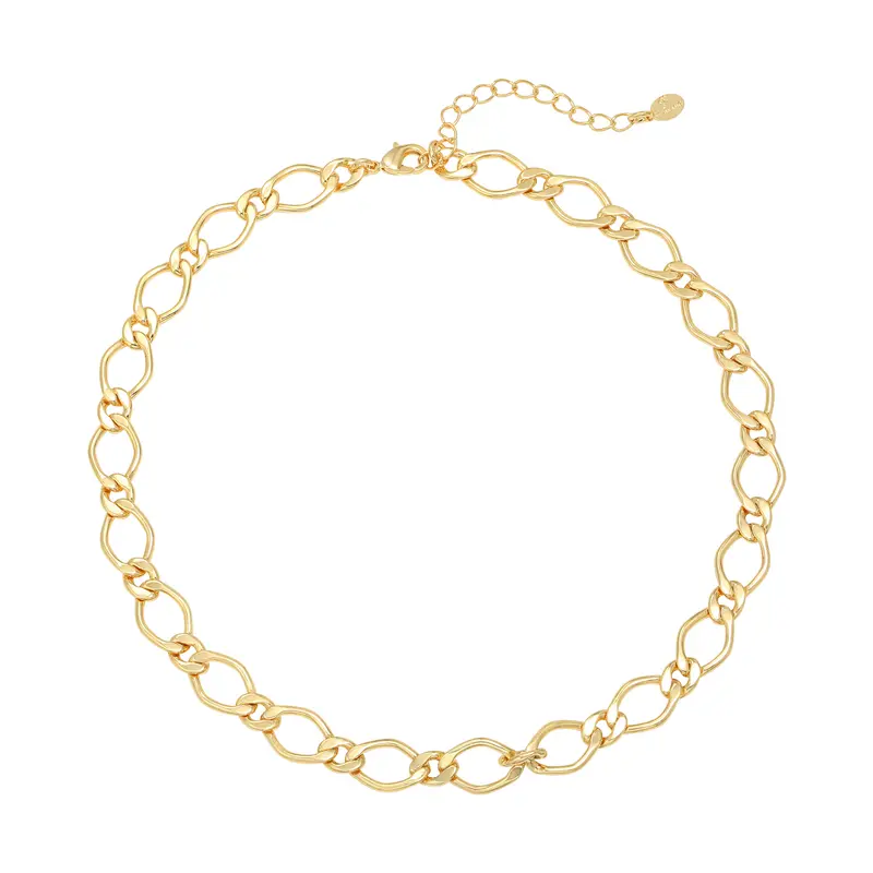 Bijoutheek Ketting grove schakel goud
