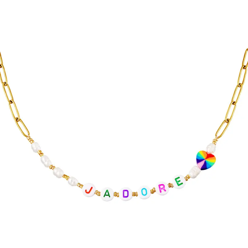 Bijoutheek Ketting J'Adore Goud