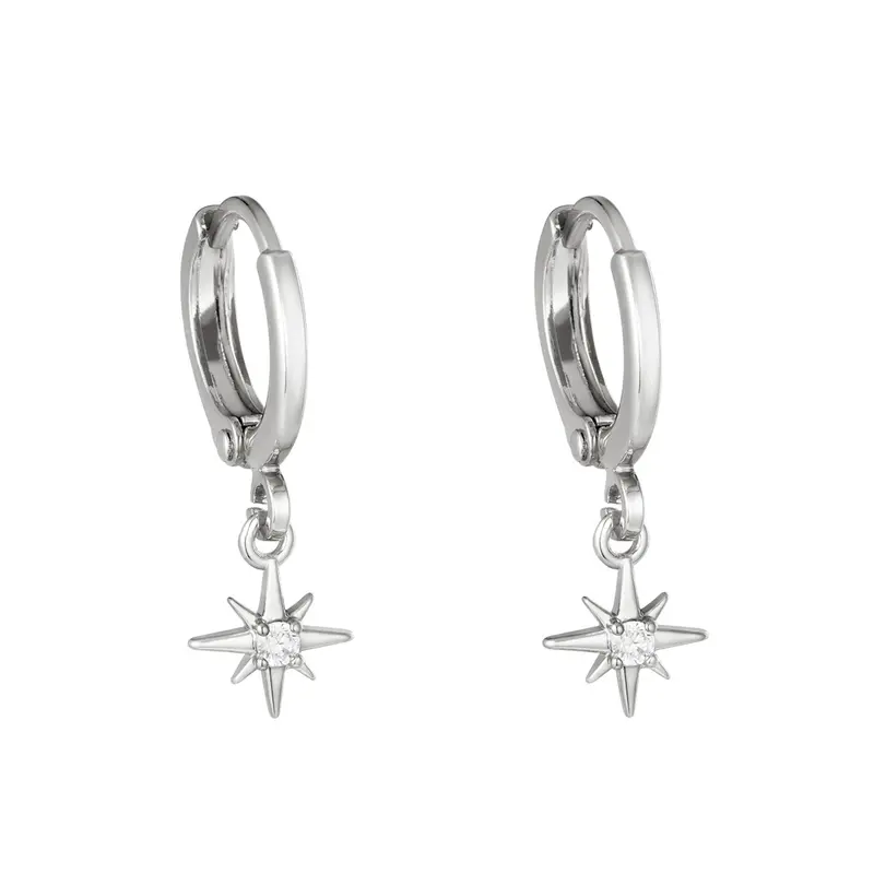 Bijoutheek oorbel morning star steen