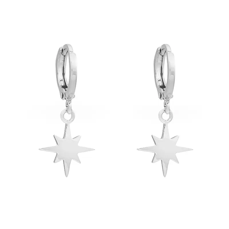 Bijoutheek Oorbel morningstar zilver