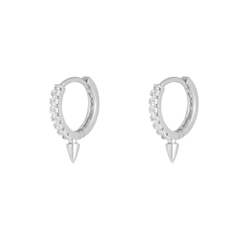 Bijoutheek oorbellen kleine cone strass