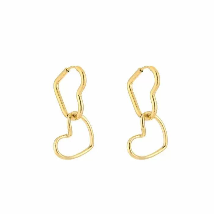 Bijoutheek Oorhangers 2 Harten