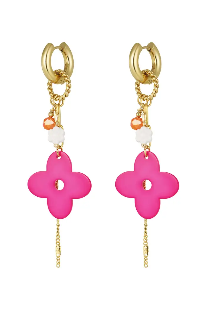Bijoutheek Oorhangers Flower Power