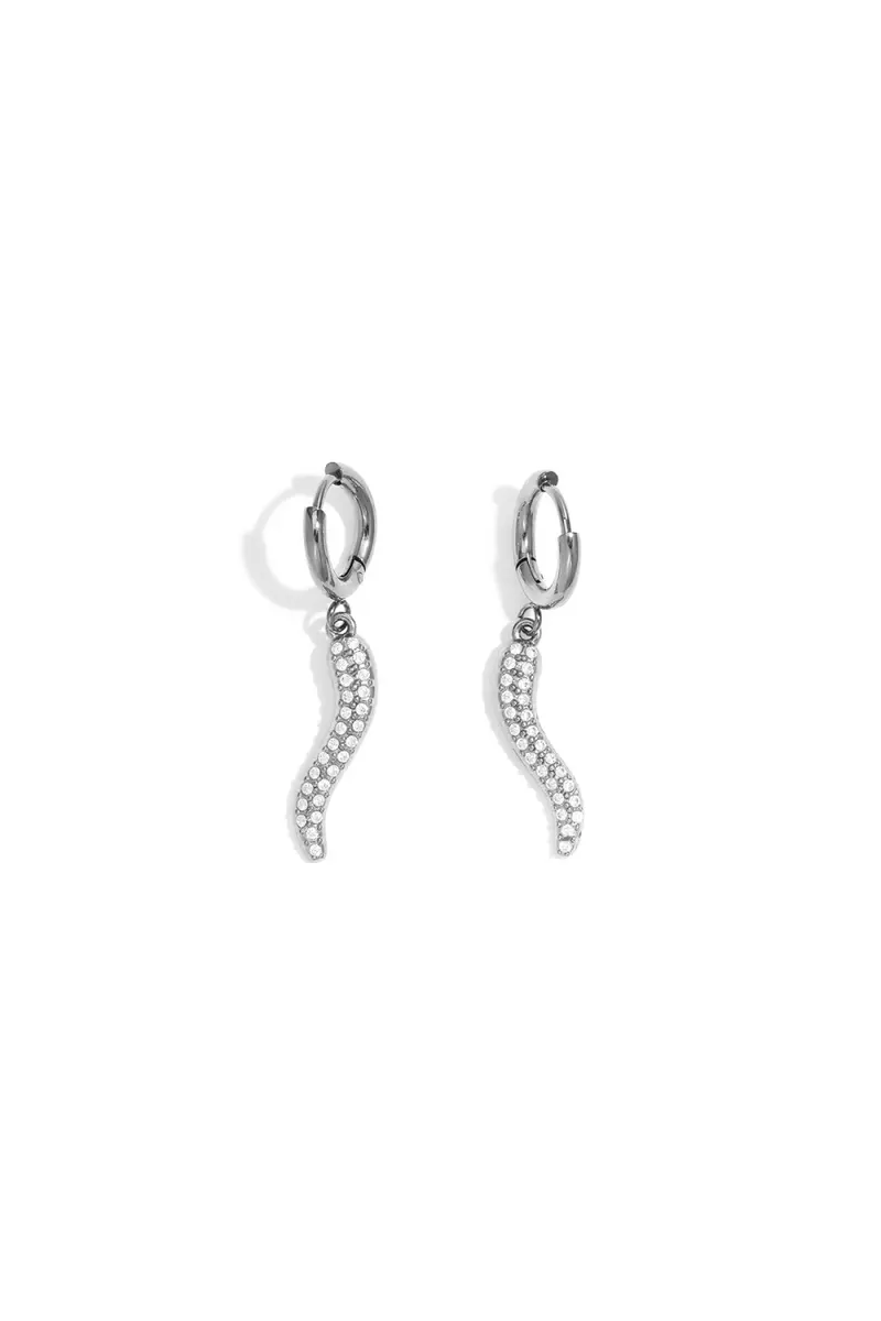 Bijoutheek Oorhangers Hete Peper Strass Steentjes