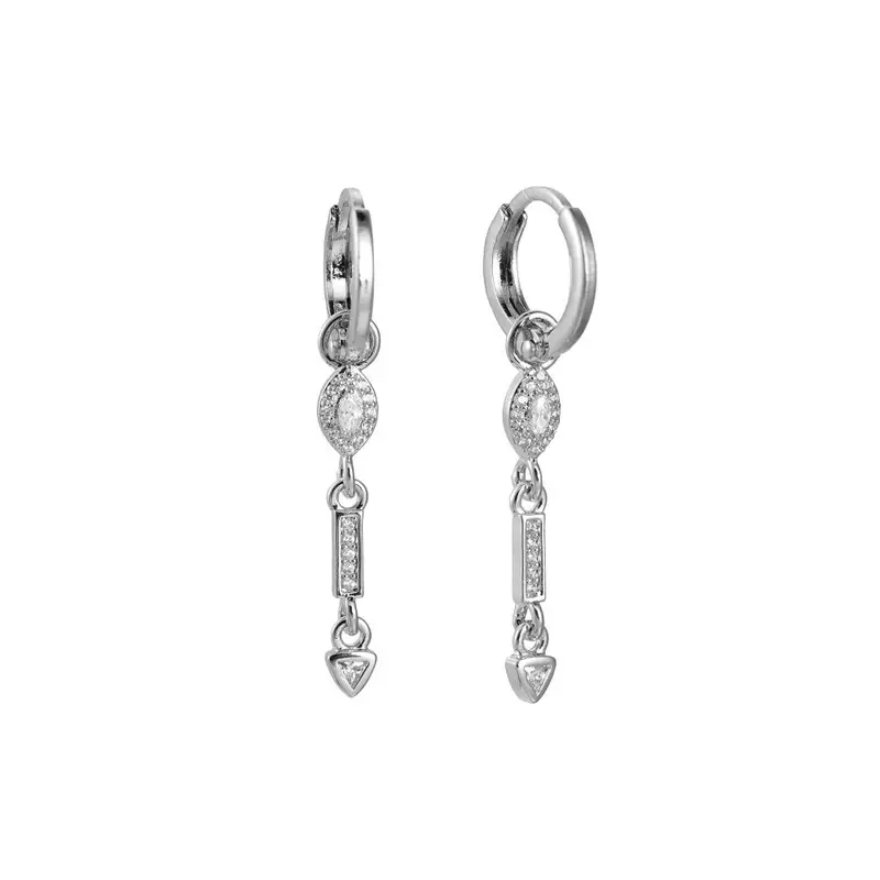 Bijoutheek Oorhangers oval tube