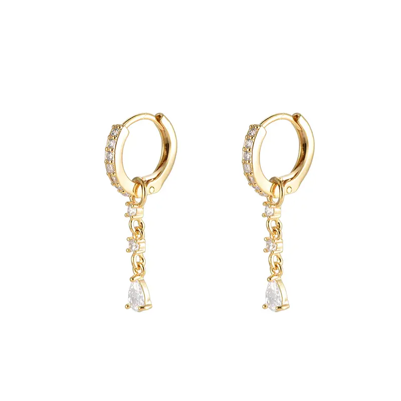 Bijoutheek Oorhangers stenen drop