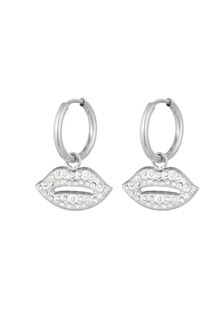 Bijoutheek Oorhangers Sweet Kiss Strass