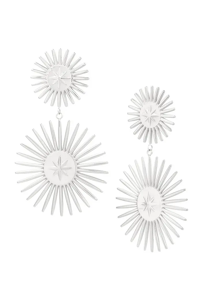 Bijoutheek Oorknoppen double star
