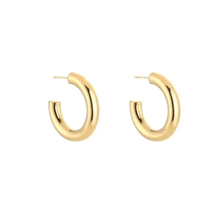 Bijoutheek Oorknoppen Hoop Dik 3cm