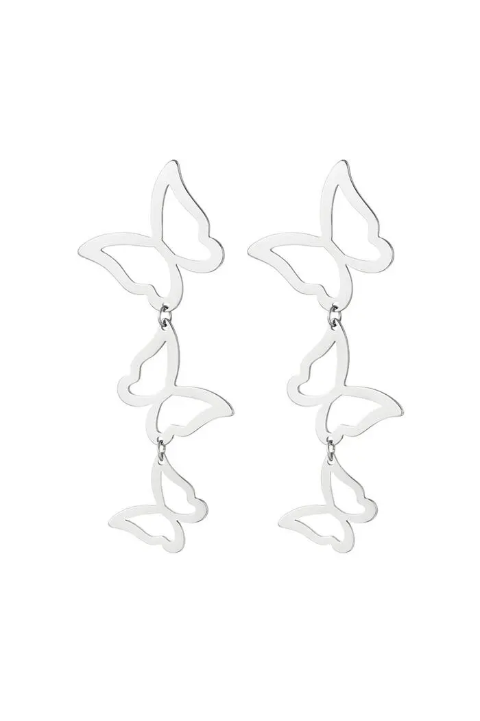 Bijoutheek Oorknoppen Statement Butterflies