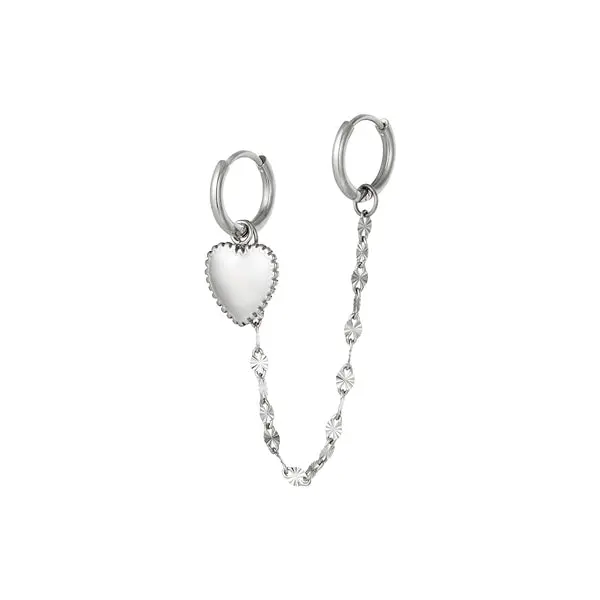 Bijoutheek Oorringen Hart Ketting