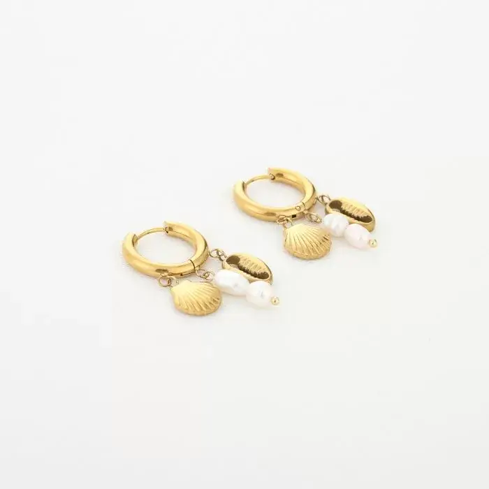 Bijoutheek Oorringen Hoop Parels Schelpen