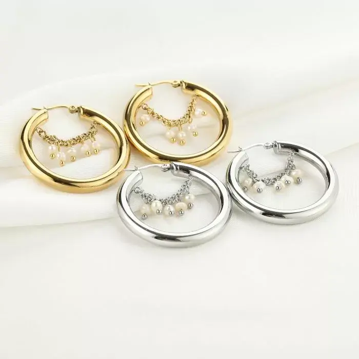 Bijoutheek Oorringen Ketting Parels