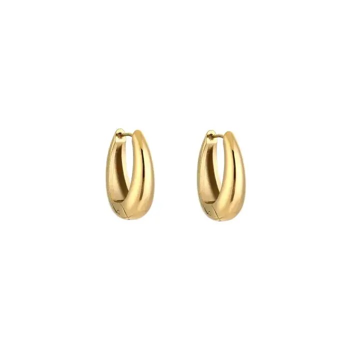 Bijoutheek Oorringen Oval Hoop 2 cm