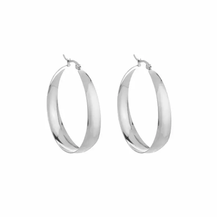 Bijoutheek Oorringen Plain Hoop (2.4cm - 4.4cm)