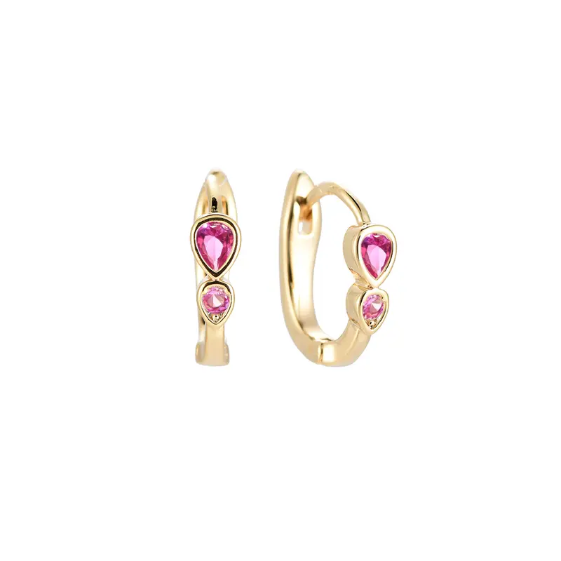 Bijoutheek Oorringen Twee Drops