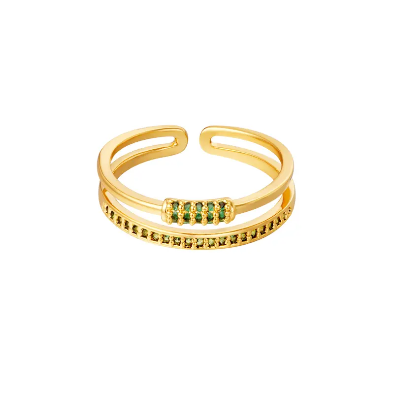Bijoutheek Ring Bling Line (One Size)