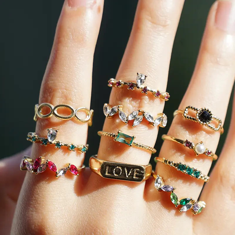 Bijoutheek Ring (Sieraad) Baguette One Size