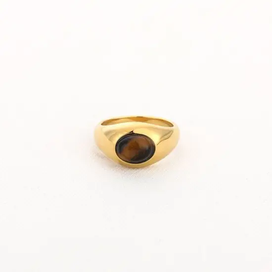 Bijoutheek Ring (Sieraad) Bold Steen  Maat 17