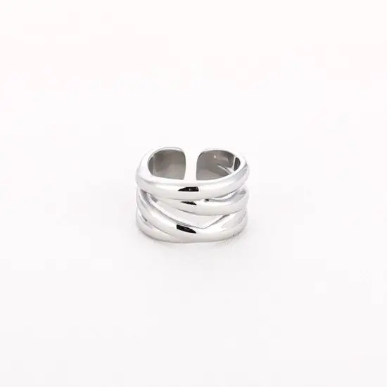 Bijoutheek Ring (Sieraad) Overlappend Bold