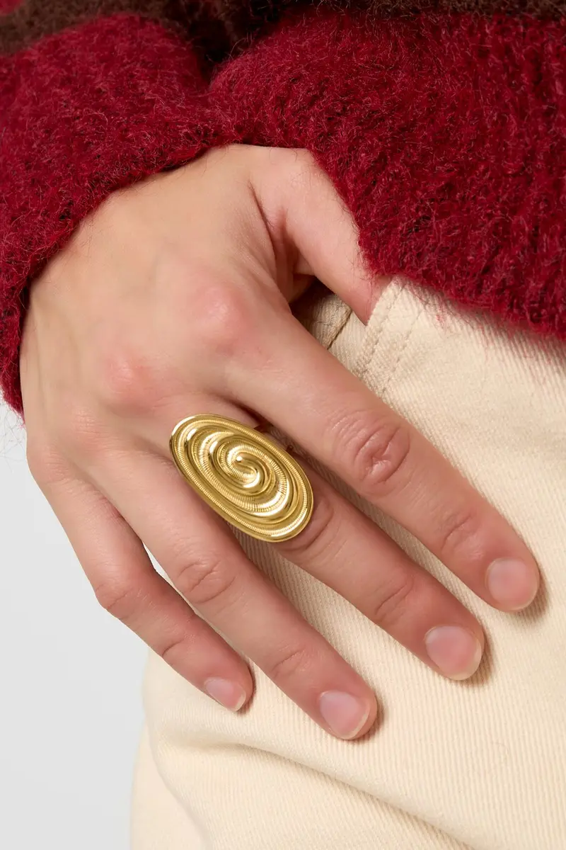 Bijoutheek Ring (Sieraad) Statement Swirl