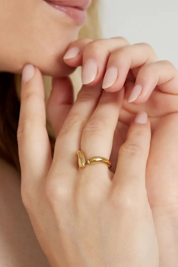 Bijoutheek Ring (Sieraad) Vallende Druppel