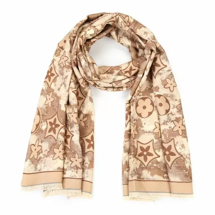Bijoutheek Sjaal (Fashion) bloemen (80x180cm)