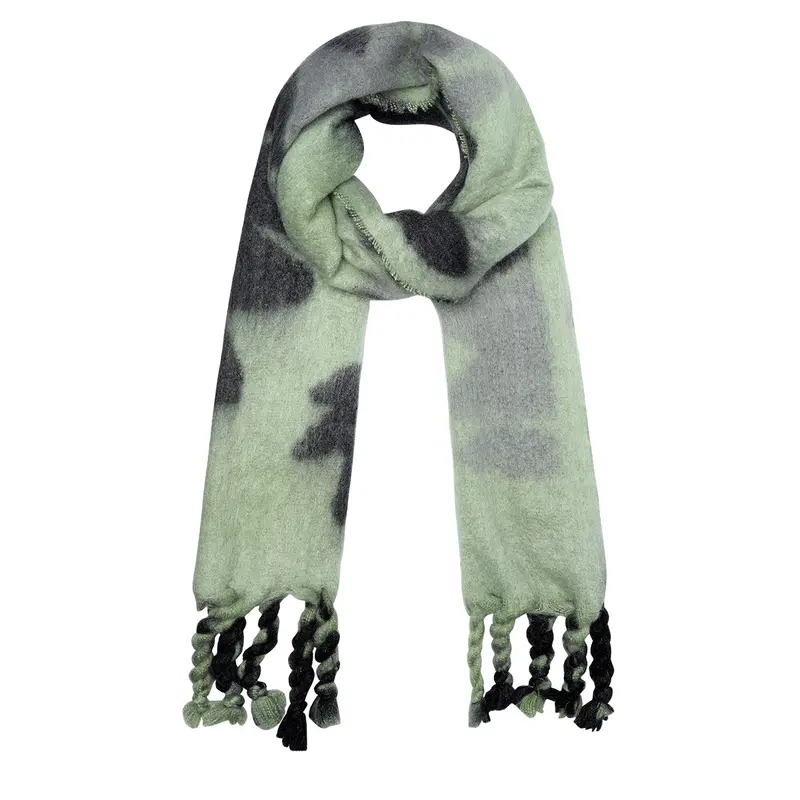 Bijoutheek Sjaal (Fashion) Sjaal Flowers And Leaves (180 x 40 cm)