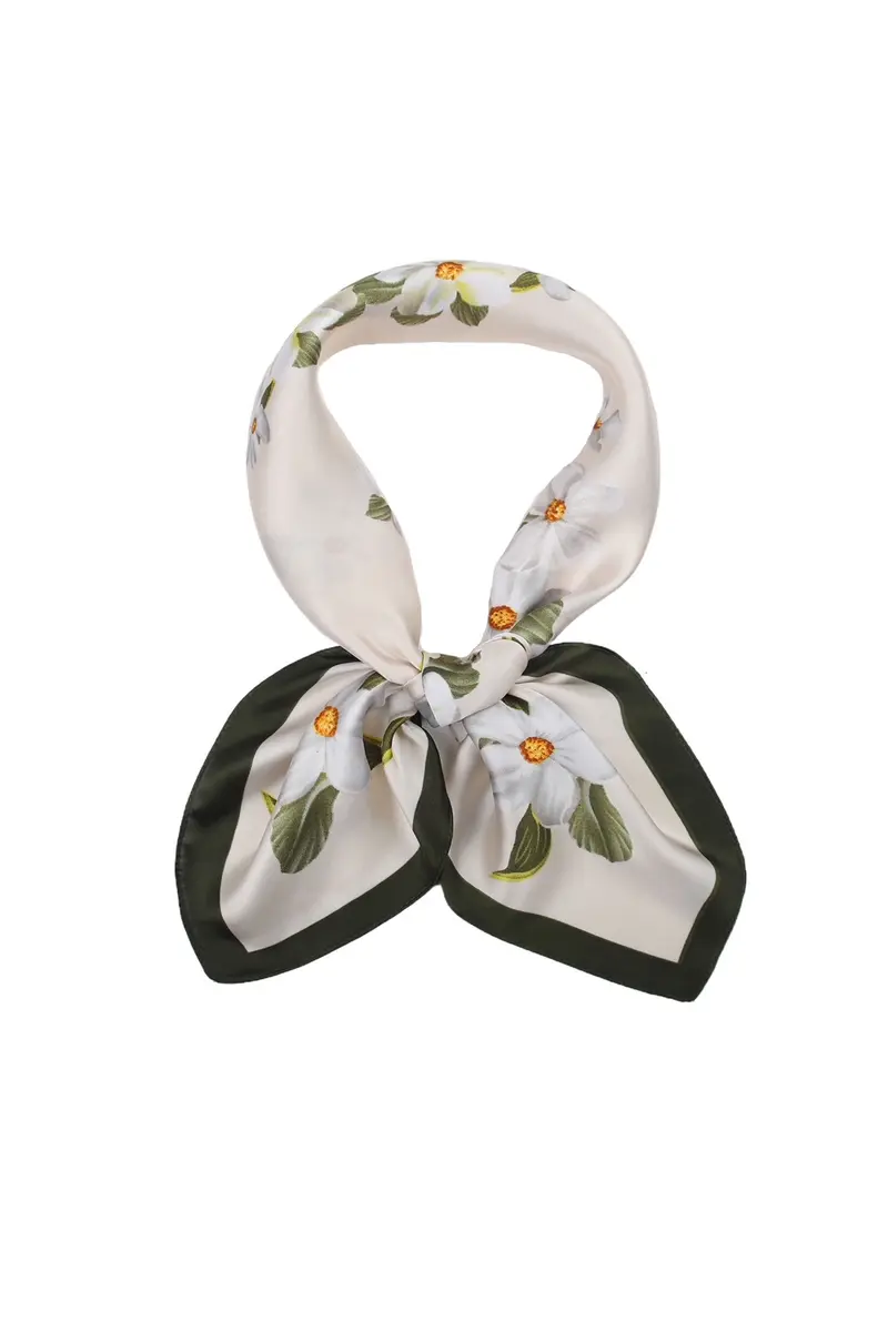 Bijoutheek Sjaal (Fashion) Witte bloem