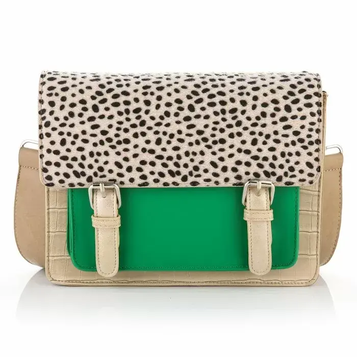 Bijoutheek Tas Crossover Cheetah Beige