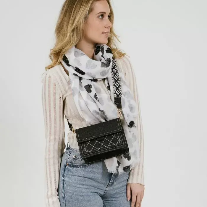 Bijoutheek Tas Crossover Jeans Patroon
