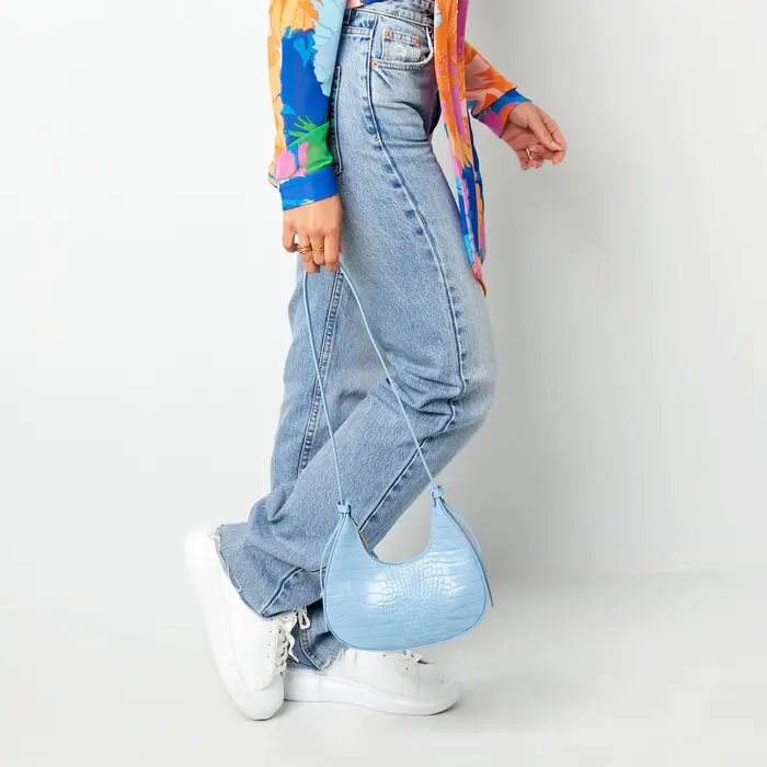Bijoutheek Tas Schoudertas Croco Print