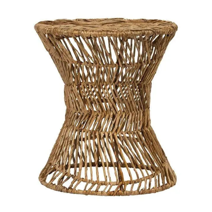 Bijzettafel Cala Vadella Abaca Naturel Ø36cm MUST Living