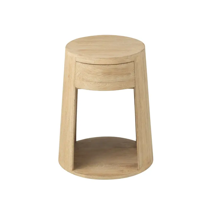 Bijzettafel Drawn Mango Hout/Mdf Naturel J-Line