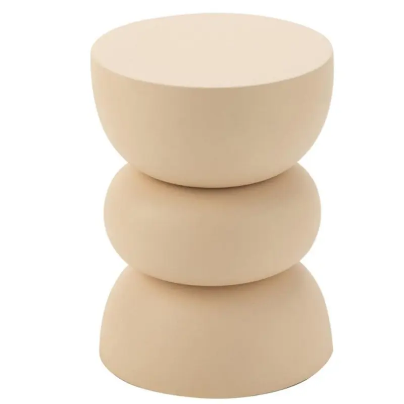 Bijzettafel Lise Ijzer Beige J-Line