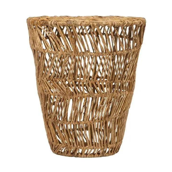 Bijzettafel Santa Agnes Abaca Naturel Ø36cm MUST Living