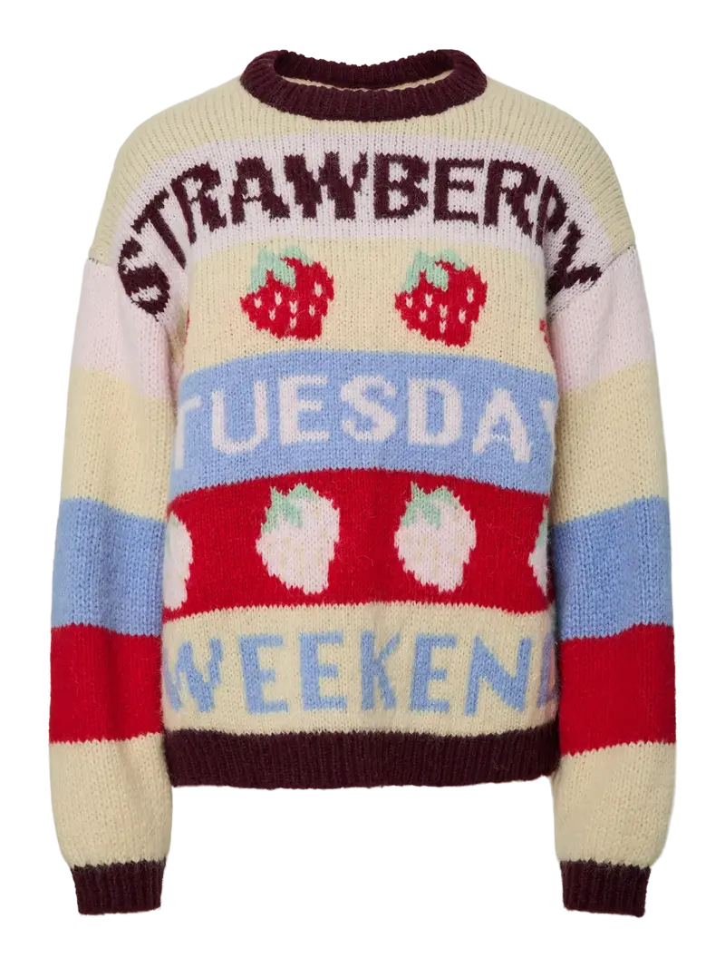 Bikka knit french vanilla