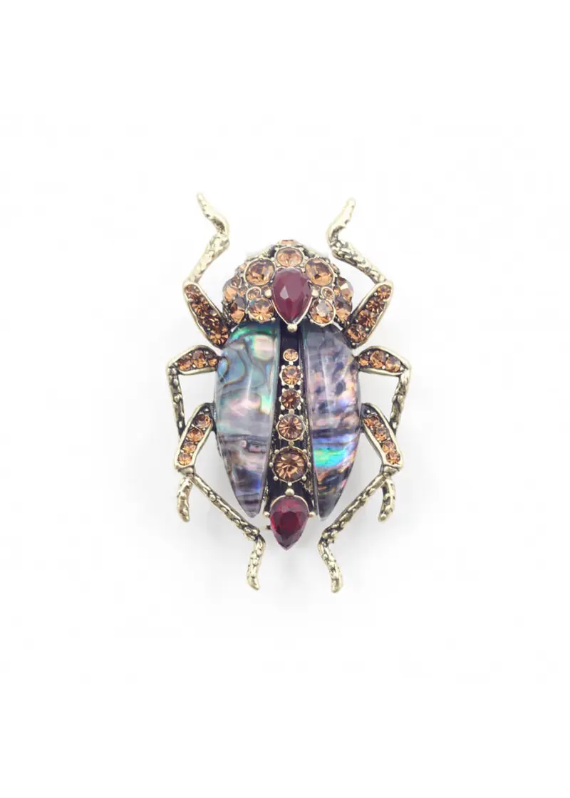 Bill Skinner Bejewelled Bug Brooch