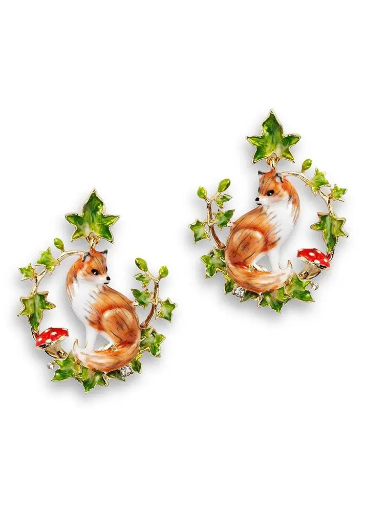 Bill Skinner Fox & Ivy Hoop Earrings