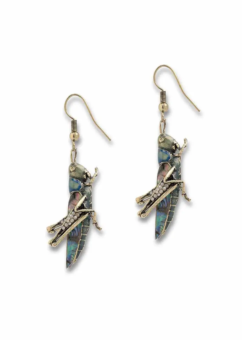 Bill Skinner Grass Hopper Earrings