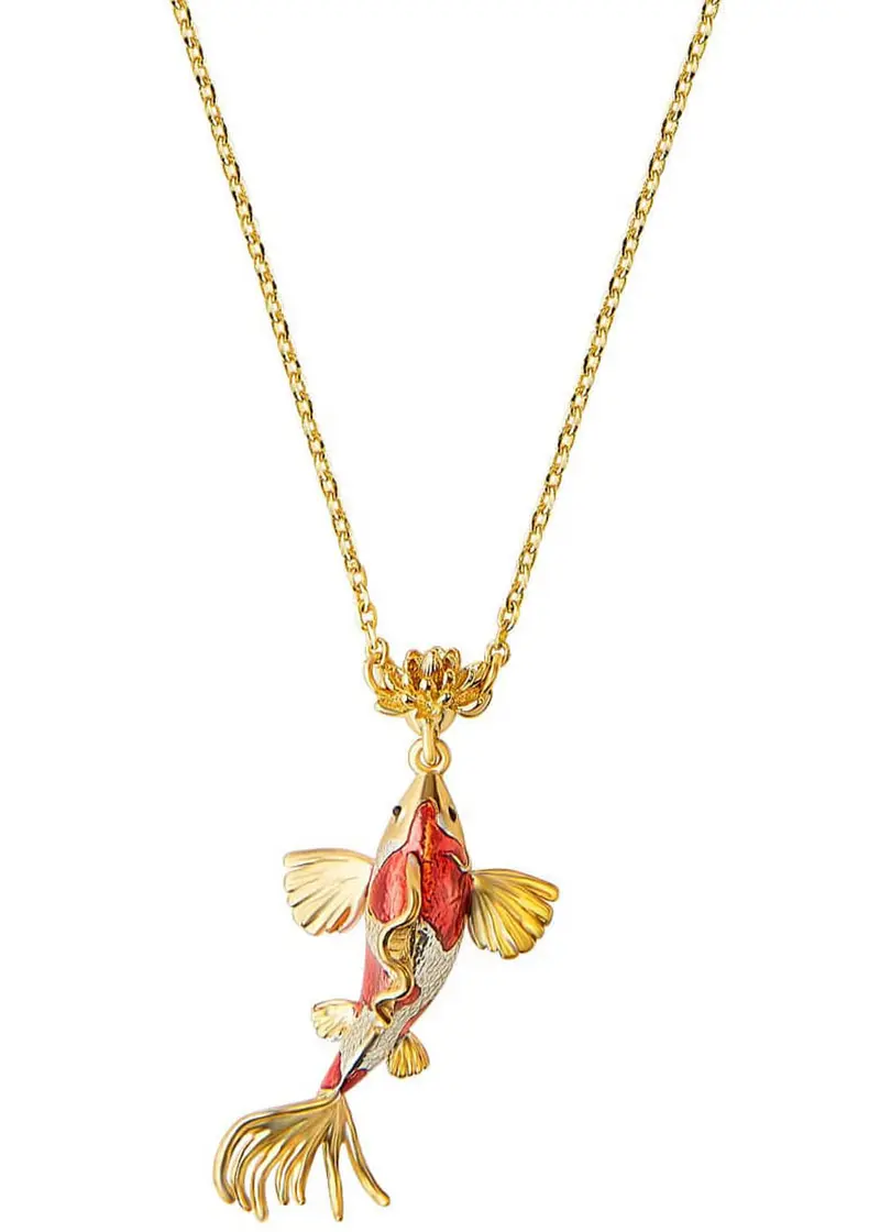 Bill Skinner Koi Carp Necklace