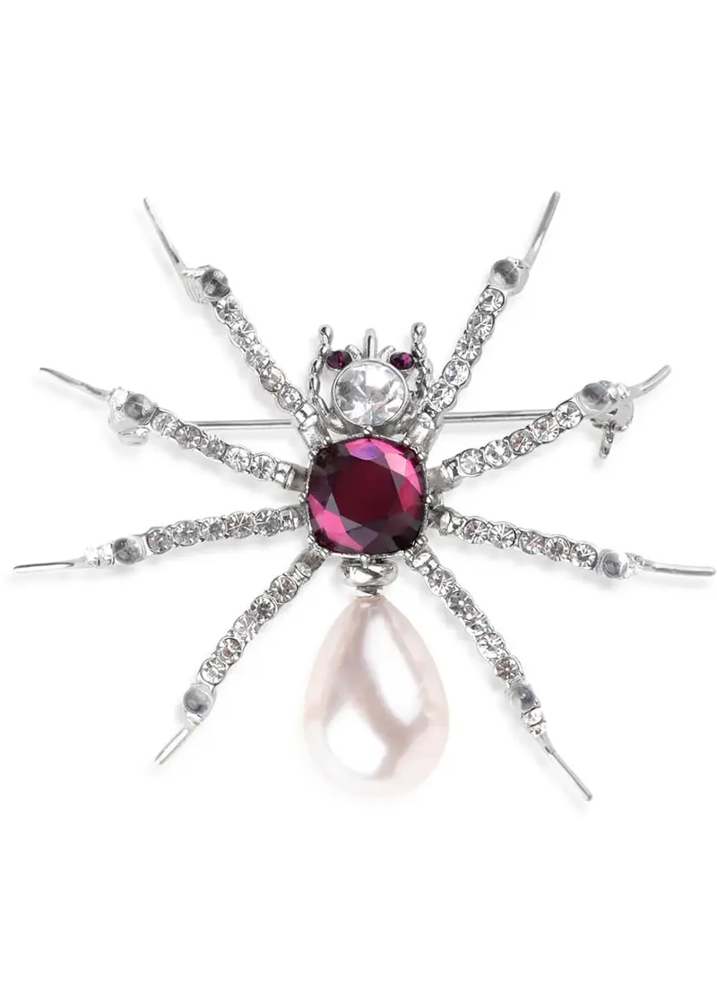 Bill Skinner Pearl Spider Brooch