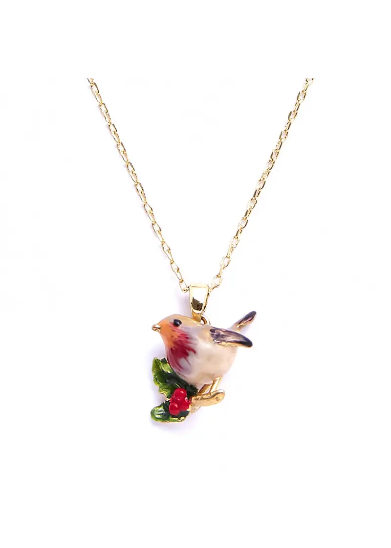 Bill Skinner Robin And Holly Necklace