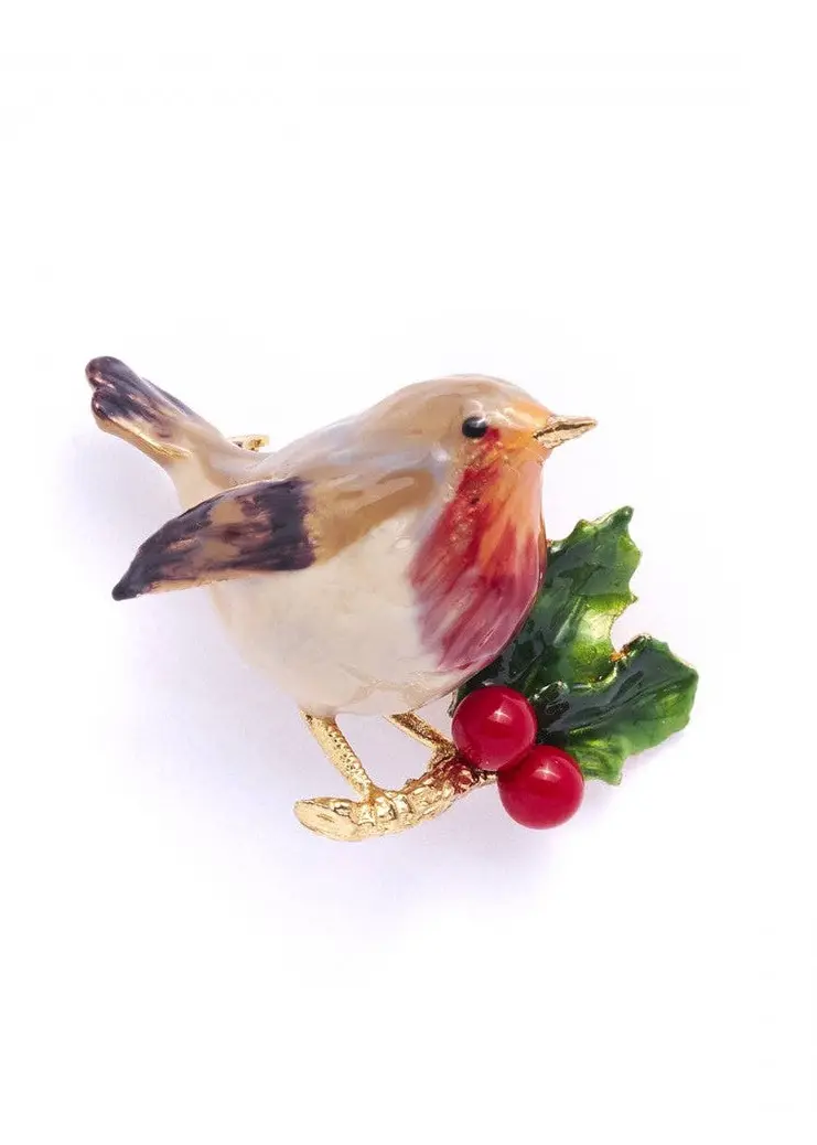 Bill Skinner Robin Brooch
