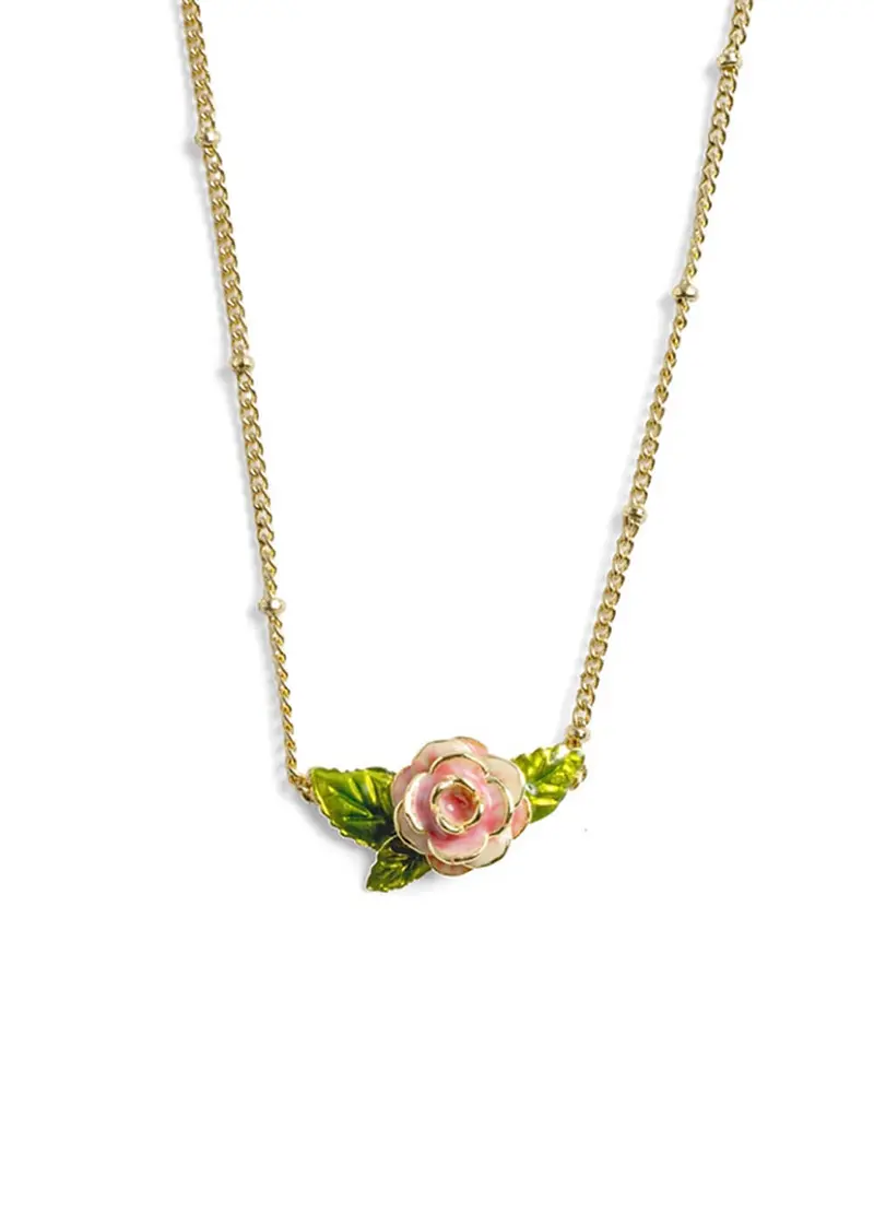 Bill Skinner Vintage Rose Necklace