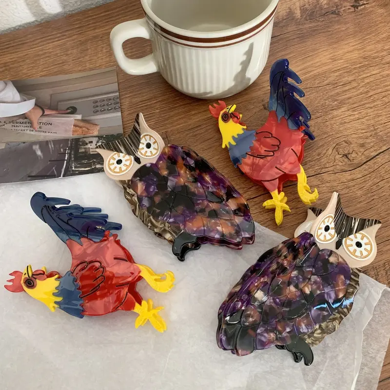 Bird Buddies Acrylic Hair Claw Clip (2 Designs)