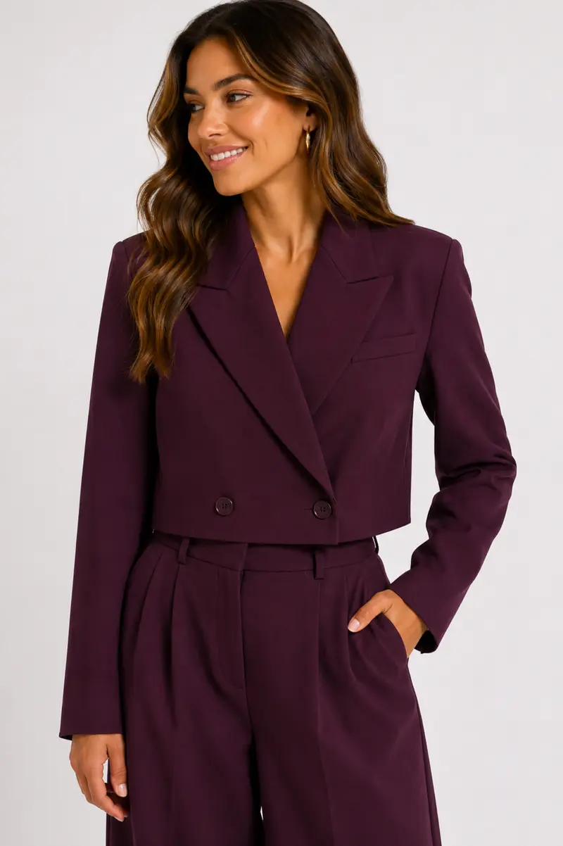 Blazer ayla aubergine
